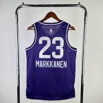 NBA 23 Markkanen Jazz 23-24 city Maillot imprimé